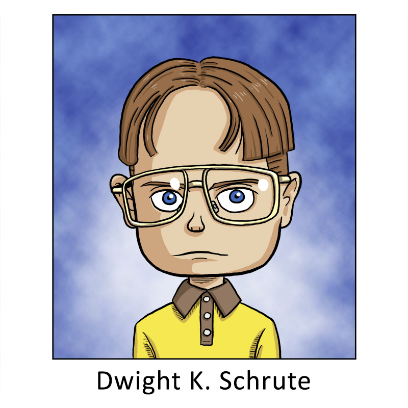 Dwight Schrute Yearbook Picture