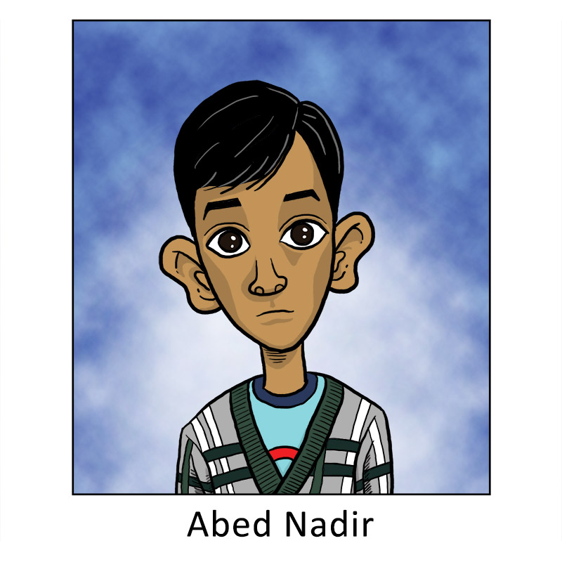 Abed Nadir Yearbook Picture