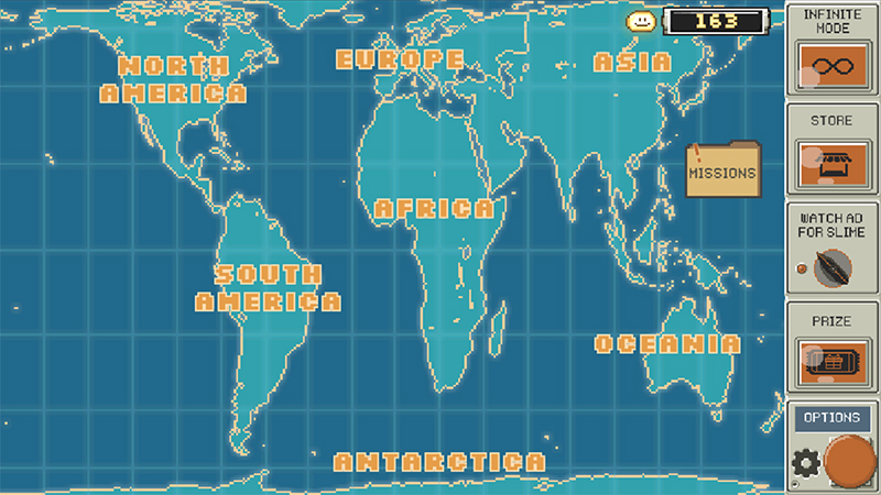 Screenshot of World Map