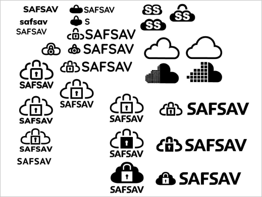 Digital SafSav logo variants