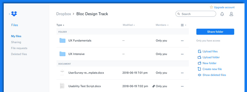 Dropbox Mockup