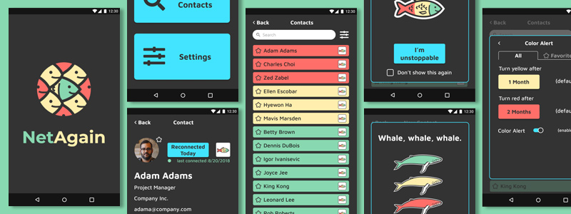 NetAgain Mockup